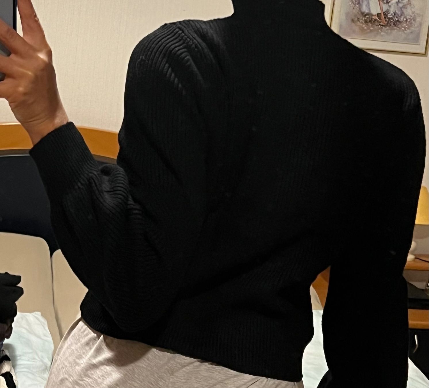 Zara Maglioni & Felpe: Schwarzer Rollkragenpullover, Grösse L – Nuovo (secondo la descrizione) da Zürich venduto da celineaceline 1