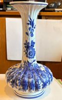 Blaue Keramikvase von Bassano, Italien, 1970er Vase
