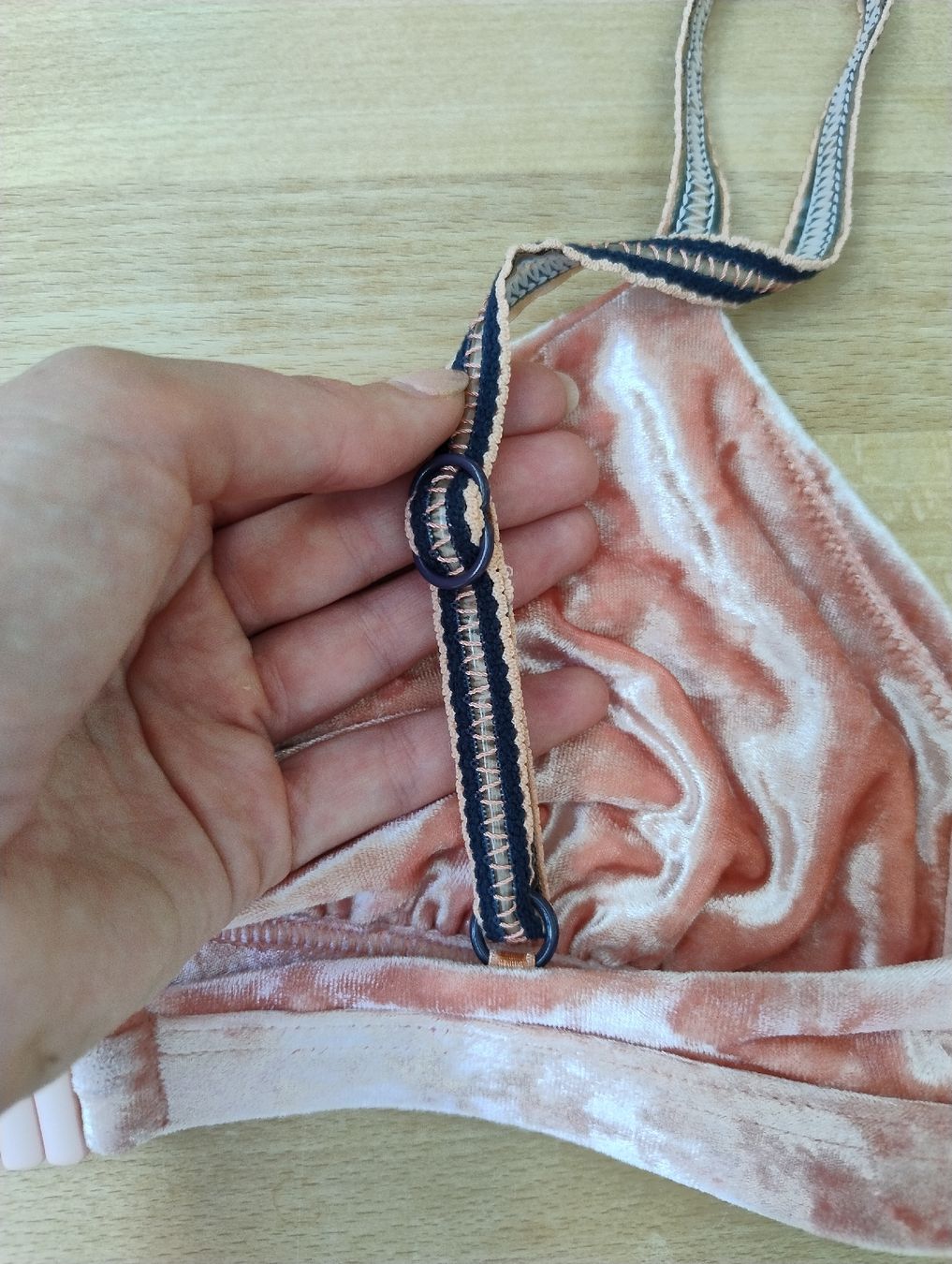Seafolly Costumi da bagno & Bikini: Bikini Set von Seafolly, Samt Rosa/Blau, Gr. 36 – Usato da Kirchberg BE venduto da lauraflu 3