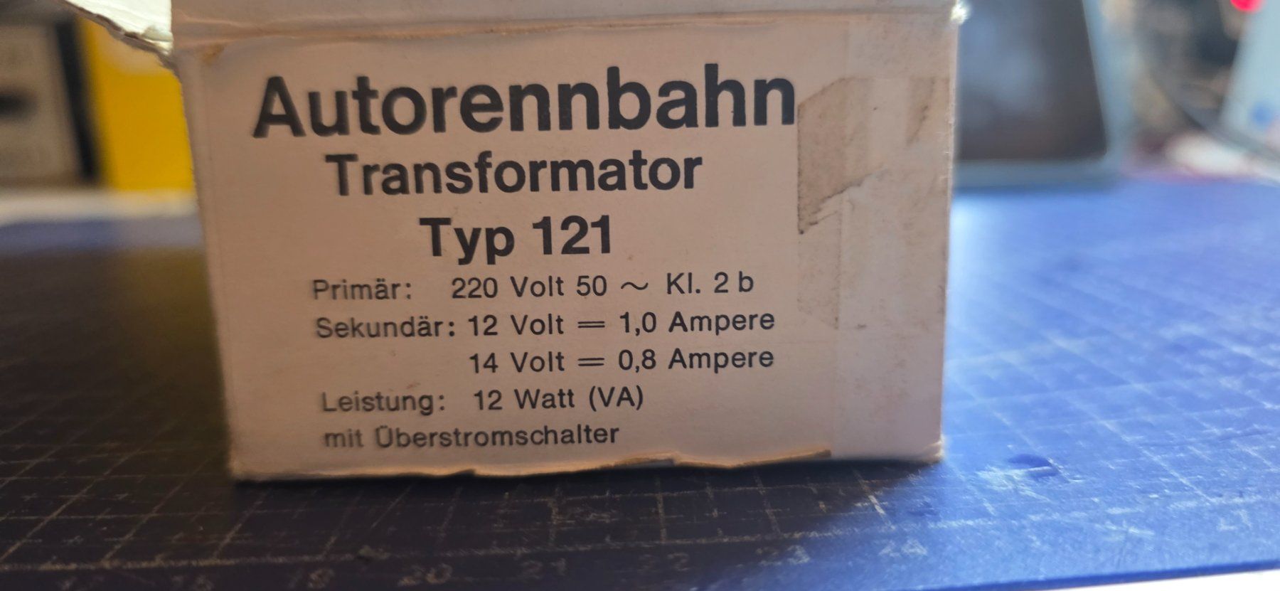 Piste: Autorennbahn Transformator Typ 121 220V 12-14V – Usato da Hochfelden venduto da Danizh0 1