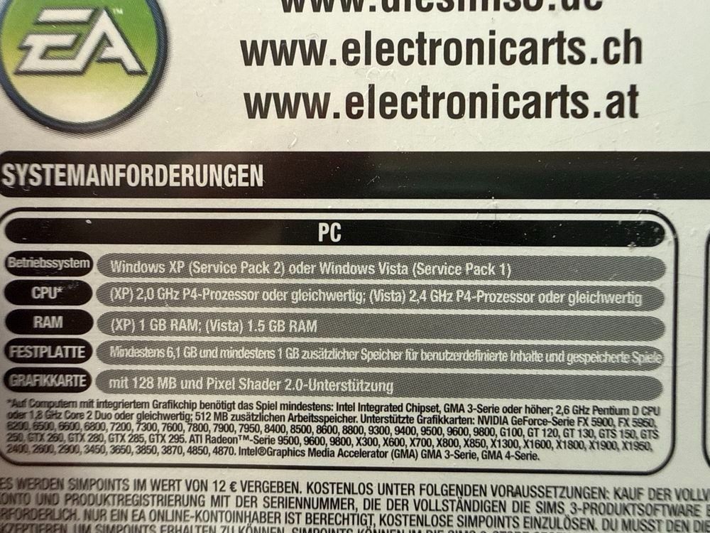 Giochi: Sims 3 inkl. Zusatzpaket – Usato da Zürich venduto da Mousie 1