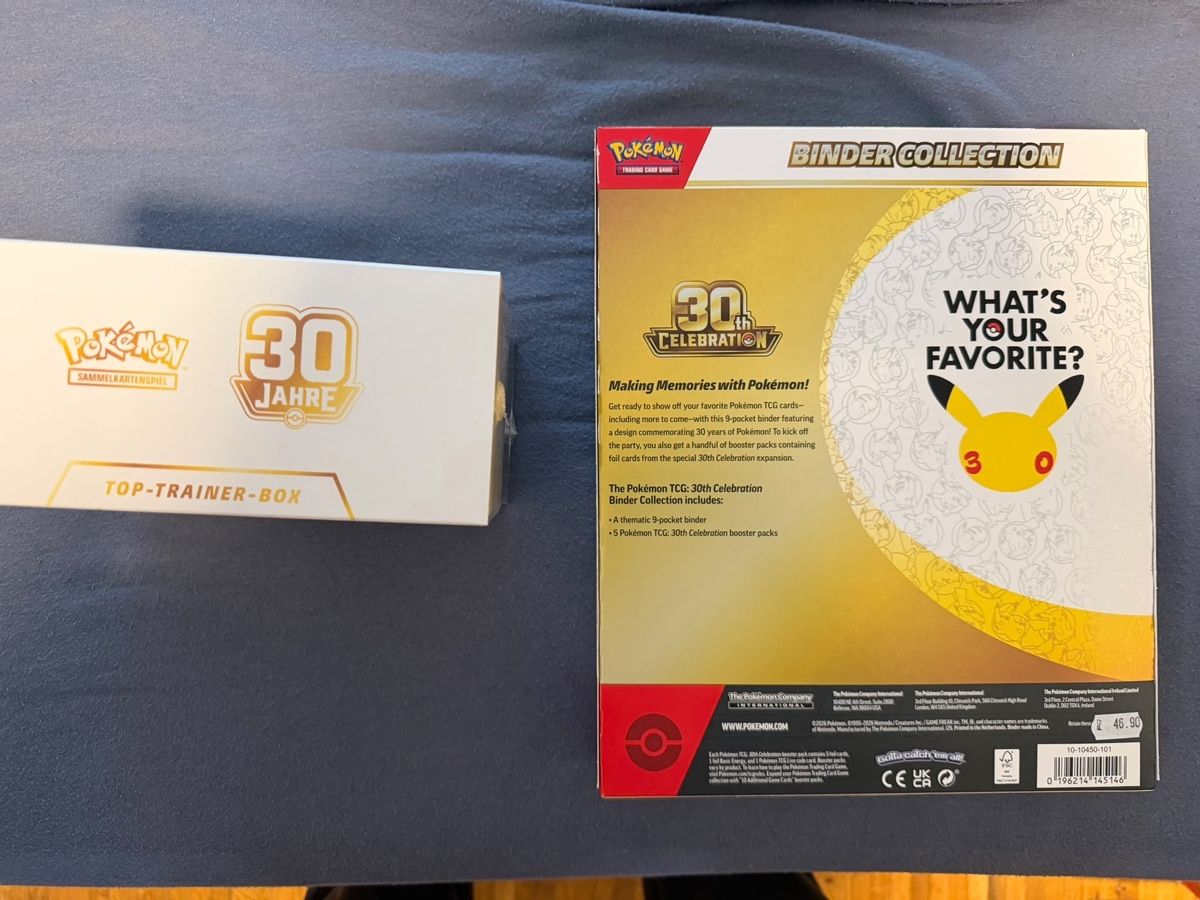 Pokémon Carte collezionabili: Pokémon DE TTB+Binder Collection 30th Celebration – Nuovo e nell'imballaggio originale da Kaltbrunn venduto da dav_vqr9 4