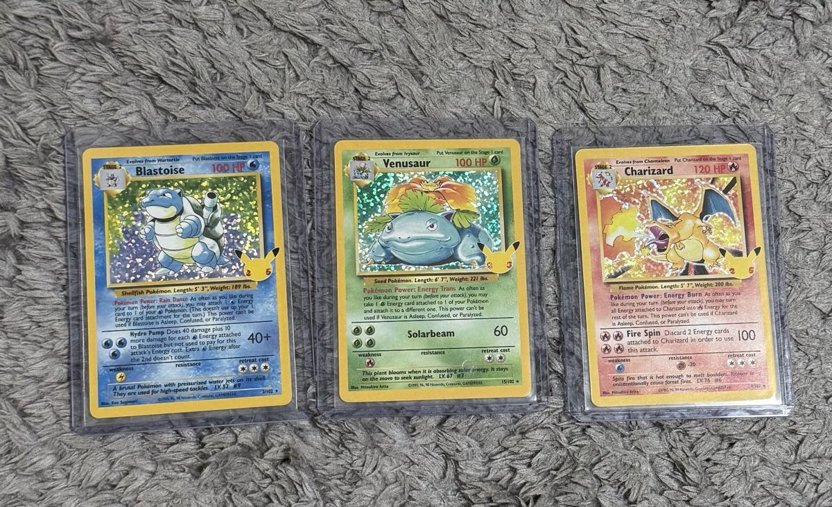 Pokémon Sammelbilder & Trading cards: Pokemon Set Charizard Blastoise Venusaur Celebrations – Neu (gemäss Beschreibung) aus Horgen von TenzinL