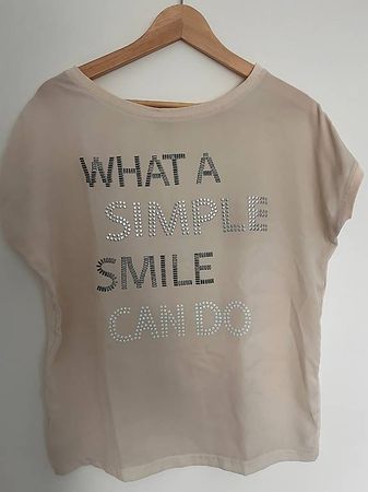 Shirt creme Gr. S/M