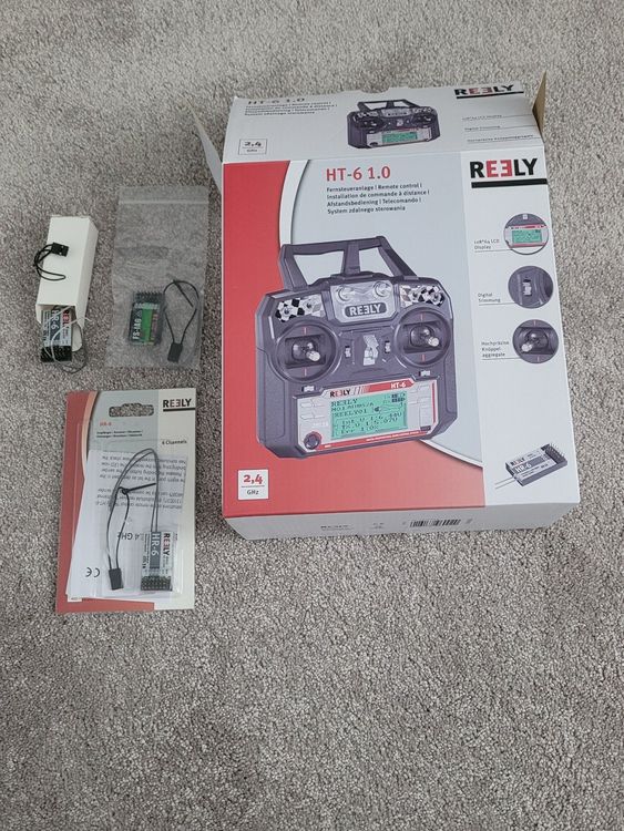 Fernsteuerung Reely HT-61.0, 2,4 GHz, mit 3 Empfänger Neu (Neu und ...