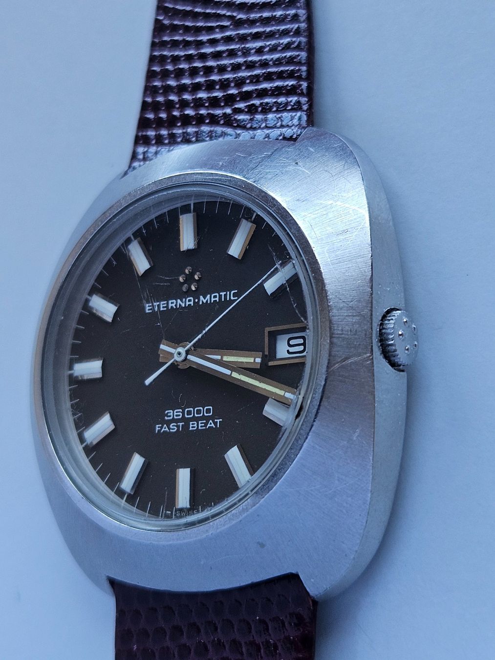 Eterna Orologi: 551 Eterna Matic Fast Beat 36000 Date 1968 – Usato da Berikon venduto da mmm21 2