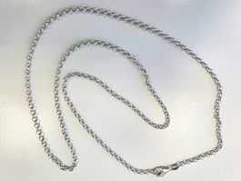Erbsen Halskette 45 cm Silber 925