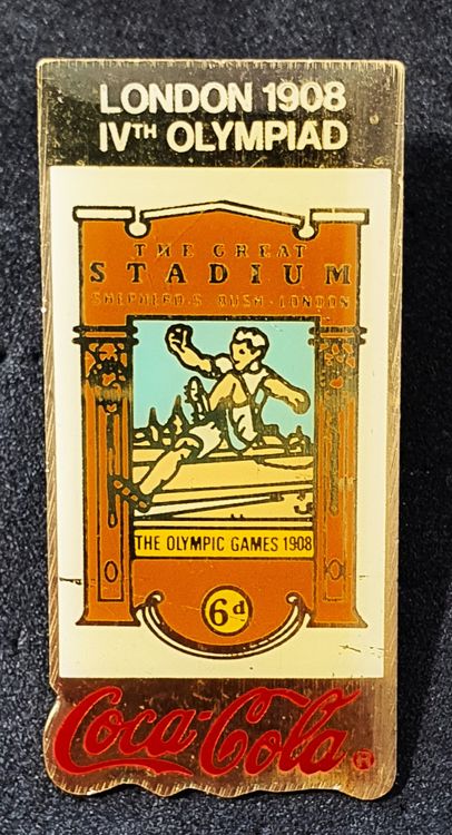 V378 Pin Coca Cola Olympic Games Olympiade - London 1908 (Gebraucht) in ...