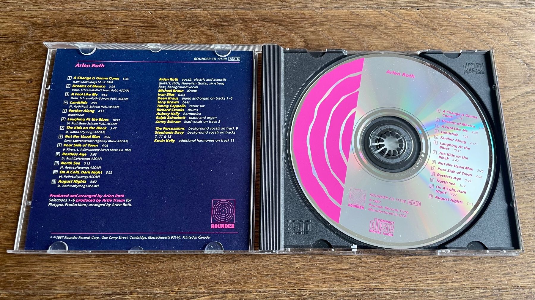 CD: Arlen Roth - CD – Usato da Pontresina venduto da il-bain 2