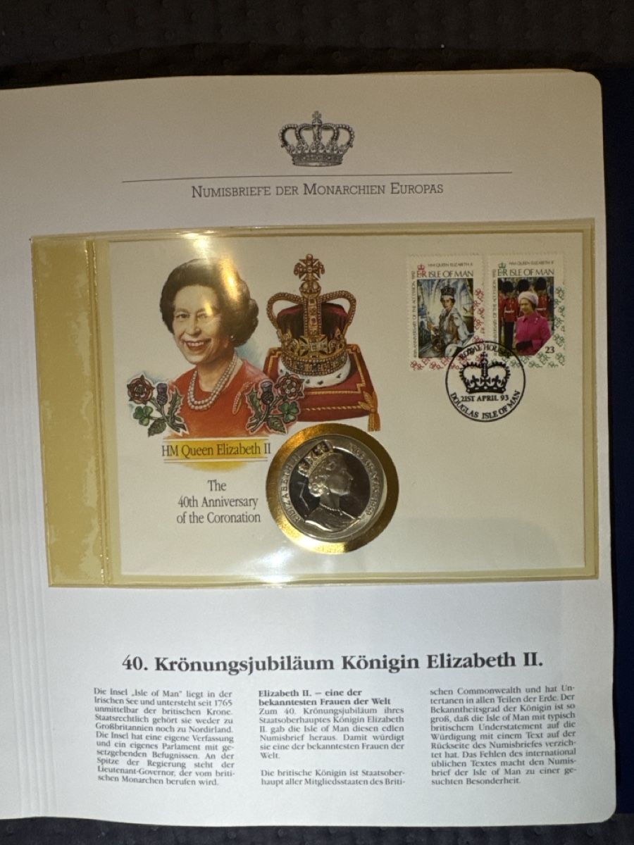 Alle Münzen: Numisbriefe der Monarchien Europas 1993 – Neu (gemäss Beschreibung) aus Emmenbrücke von ram_xkq9 8