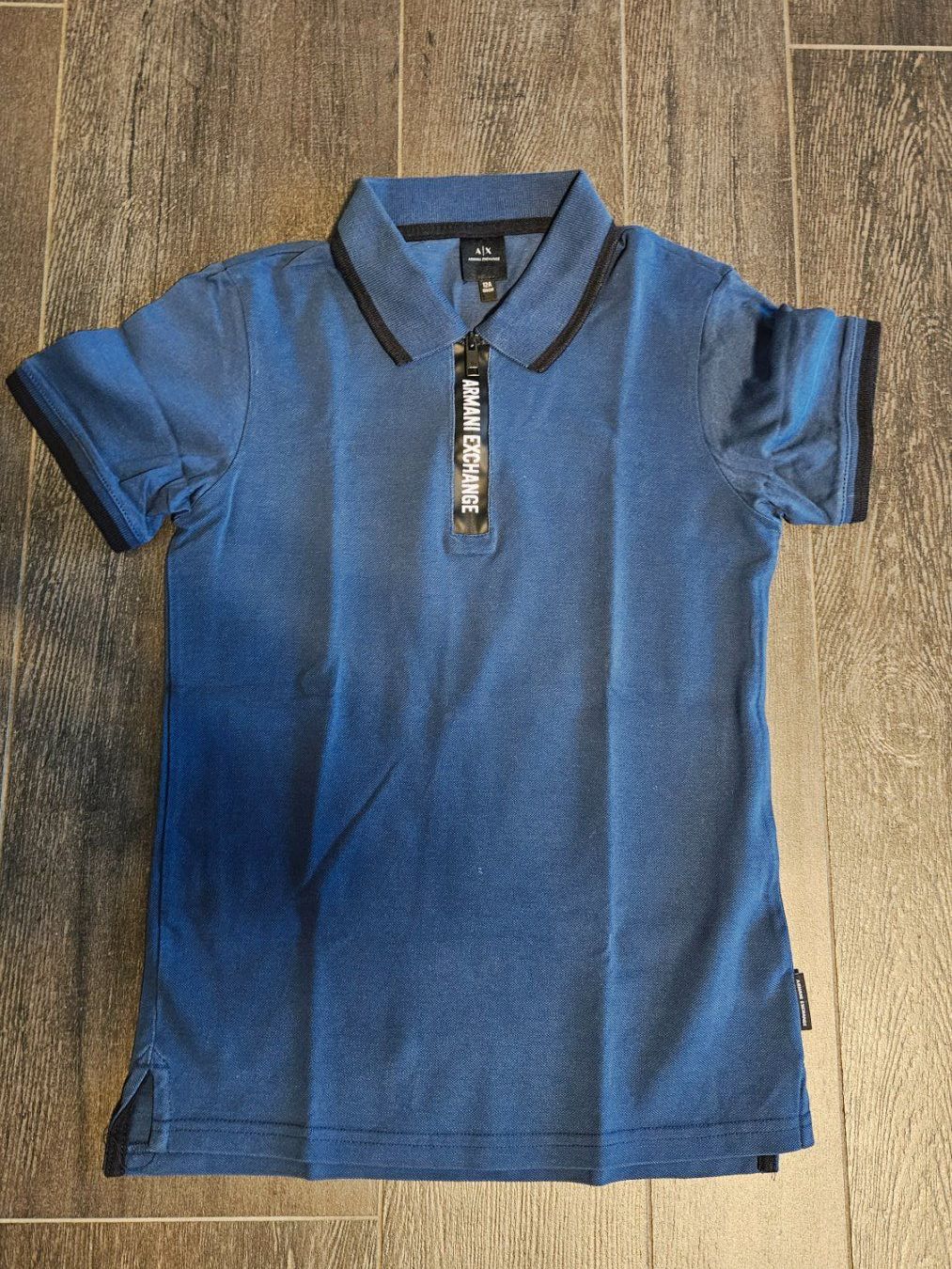 Armani Camicie, T-shirt & Polo: Polo Armani Exchange bleu - Taille 12 ans – Nuovo (secondo la descrizione) da Neyruz FR venduto da Philou6