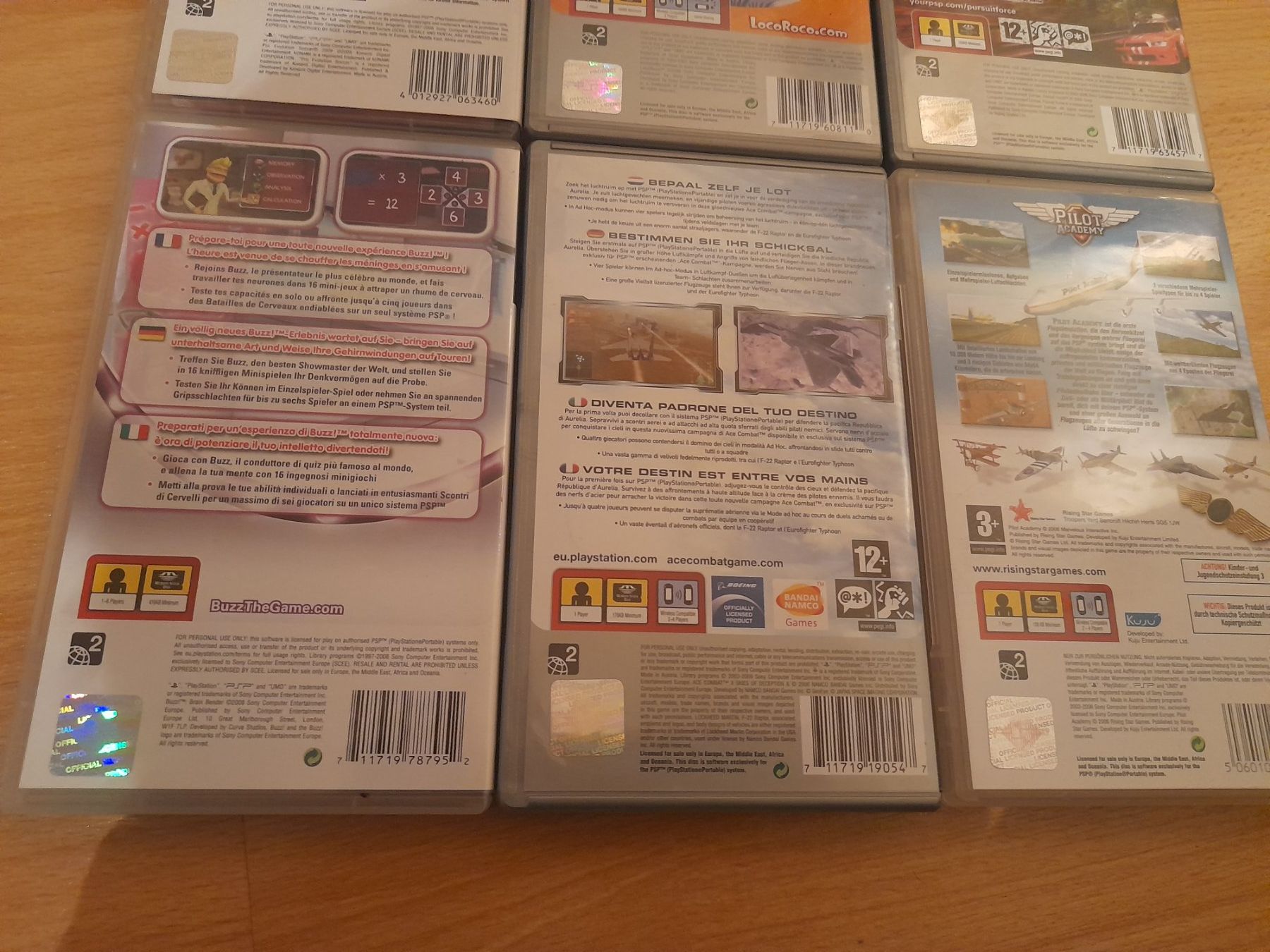 Sony Spiele: PSP Spiele Sammlung: 6 Spiele gemischt – Gebraucht aus Lustmühle von chevi03 3