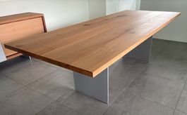 Mobimex Designtisch TIX - Plantane Massivholz - 240 x 100 cm