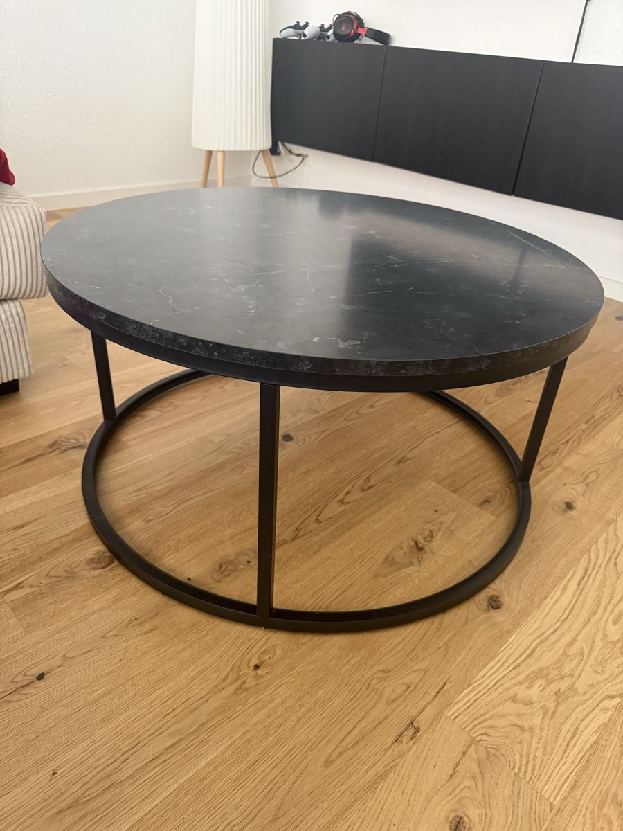 Tavoli: Moderner Couchtisch in Marmoroptik schwarz – Usato da Dällikon venduto da nit_l52s 1