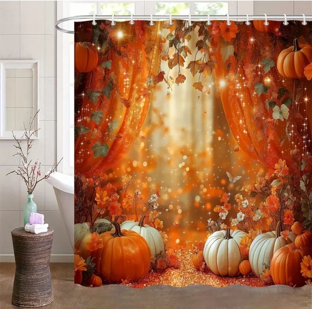 Tende: Duschvorhang Herbst 180x180cm – Nuovo e nell'imballaggio originale da St.Peterzell venduto da the2ndchance