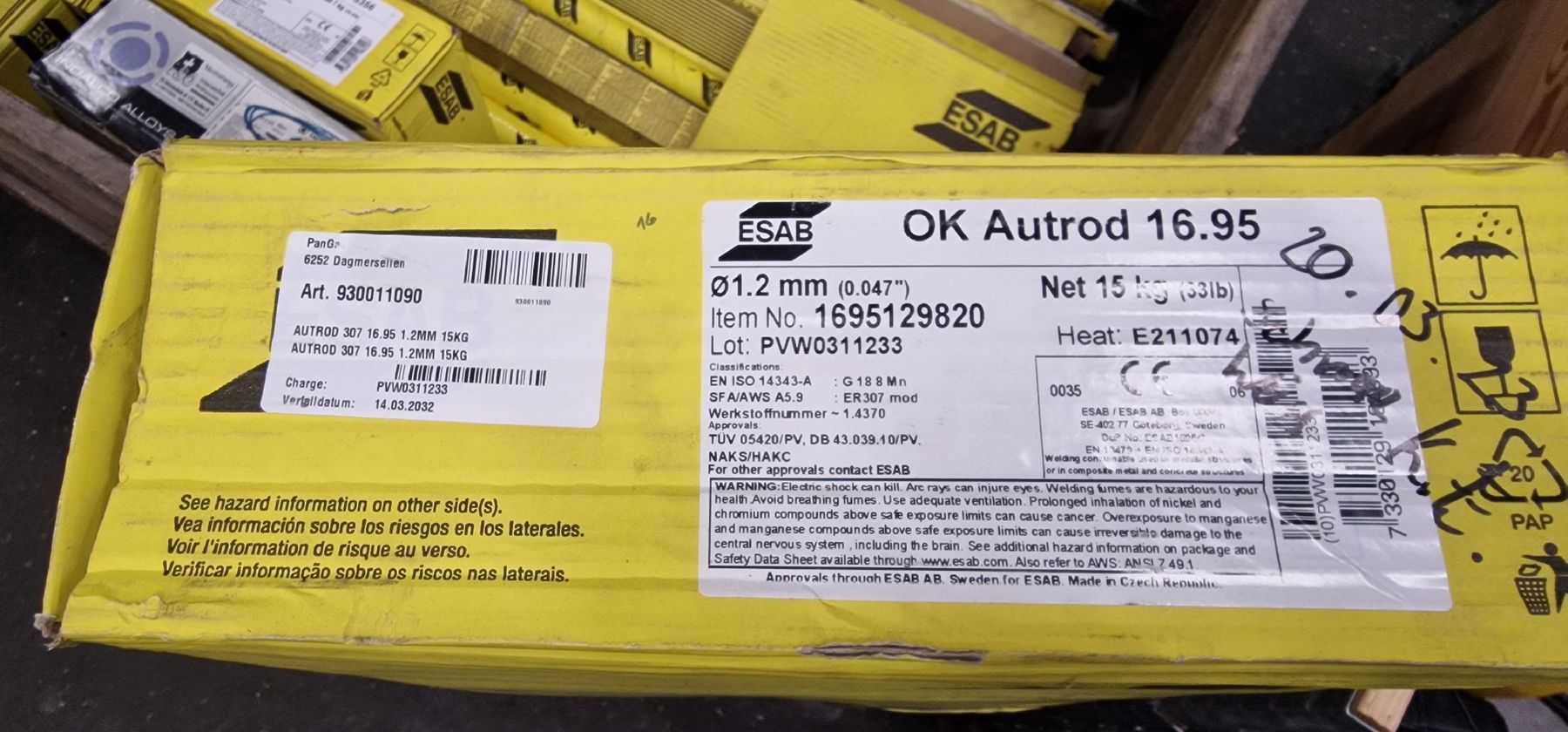 Esab Löten & Schweissen: Schweissdraht Chromstahl 1.2mm – Neu und originalverpackt aus Emmenbrücke von inf_l8yf 1