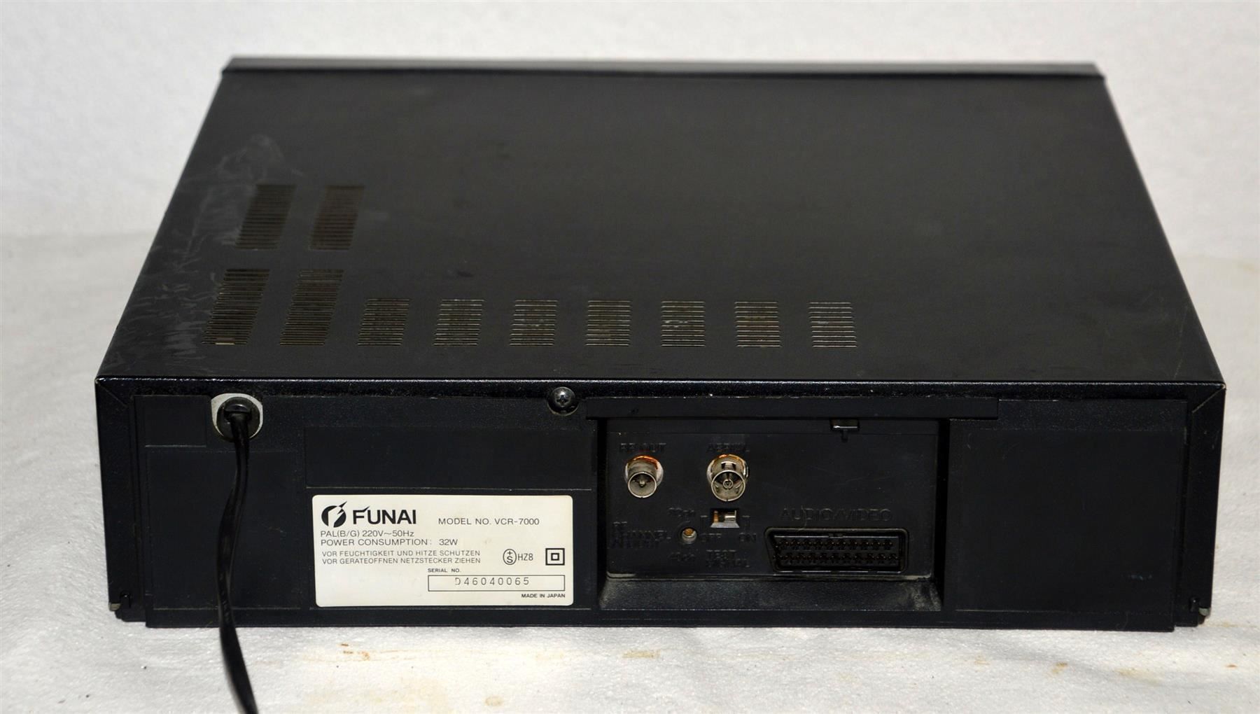 Registratori: Videorecorder / magnétoscope  VHS Funai VCR-7000 – Usato da Collonges venduto da arashee 2