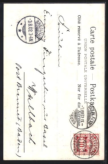 Cartes postales: AK Basel, Blick auf die Mathäuskirche – D'occasion à Berlin par bartko-reher 1
