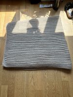 Gestrickte Decke beige neuwertig