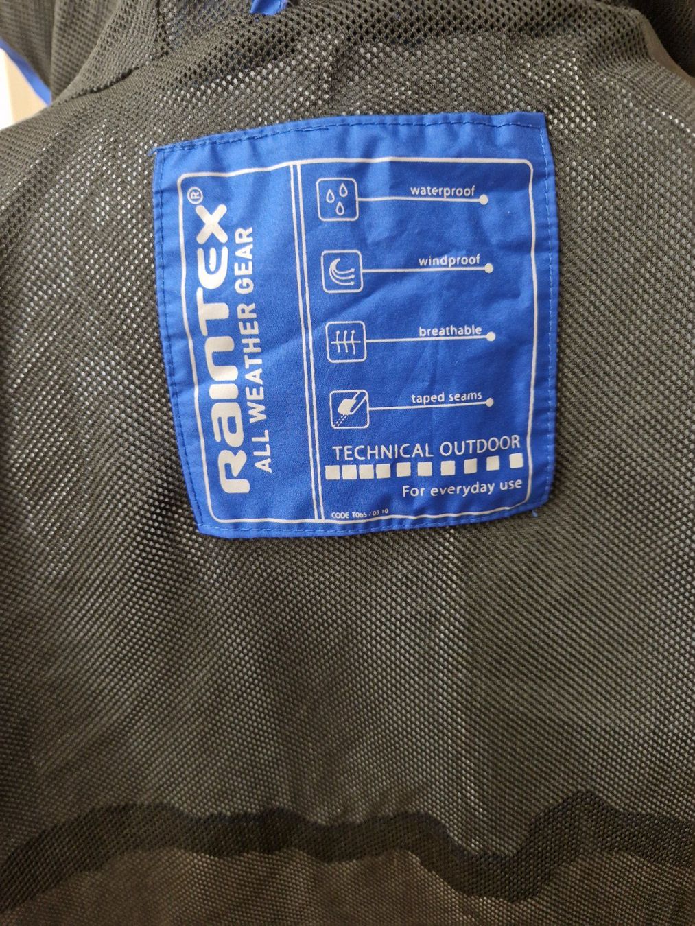 Jacken & Mäntel: Regenjacke Raintex blau/schwarz Grösse 164 – Gebraucht aus Glattbrugg von mas_75t2 6