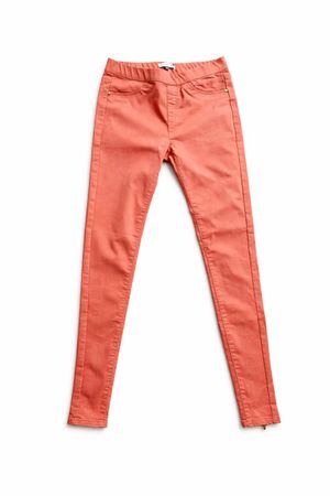Jegging Damen Terrakotta Stretch Gr. M