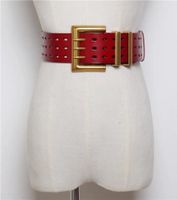 Gürtel aus Leder Rot für Damen Wildbelto