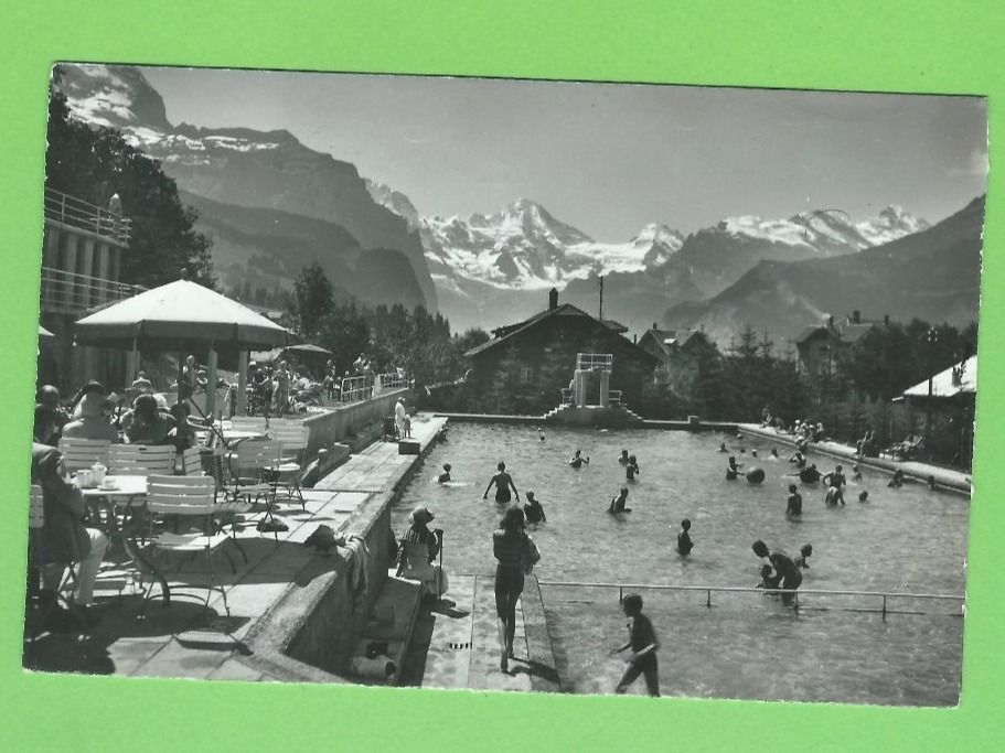 Cartoline postali: Schwimmbad Wengen – Nuovo (secondo la descrizione) da Zürich venduto da t24_de