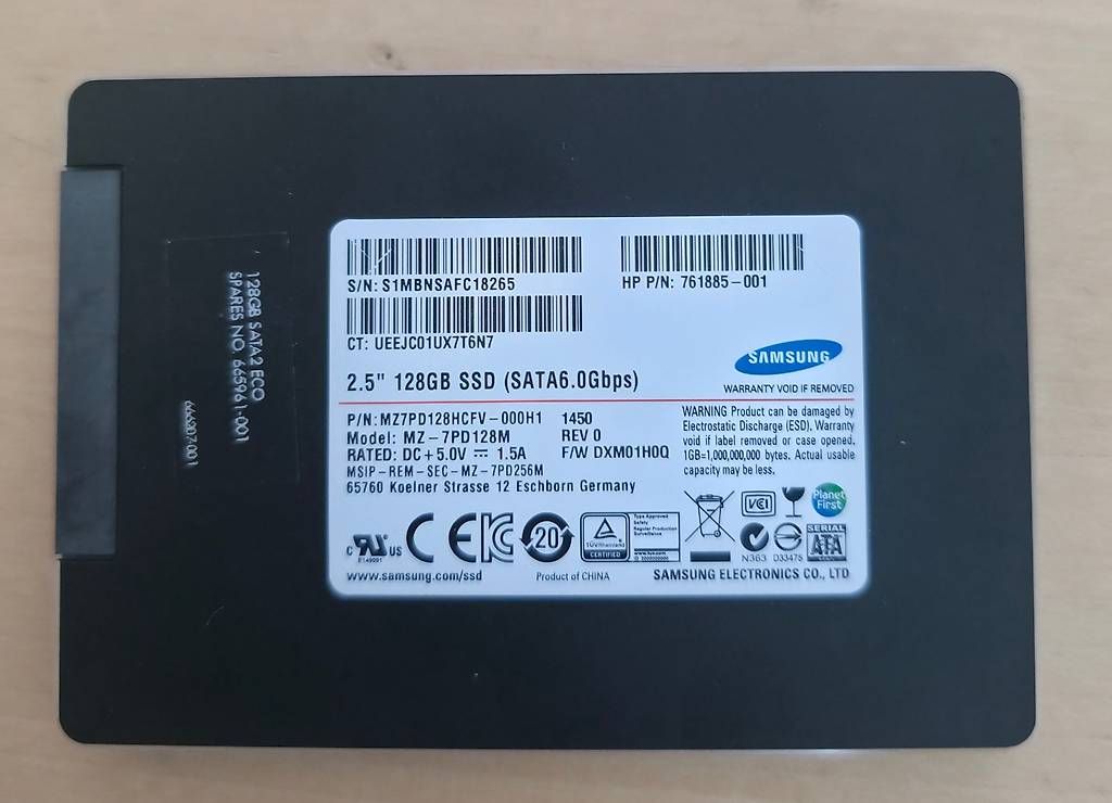 Harddisks: Samsung 128GB SSD  – Gebraucht aus Basel von Junior_Store
