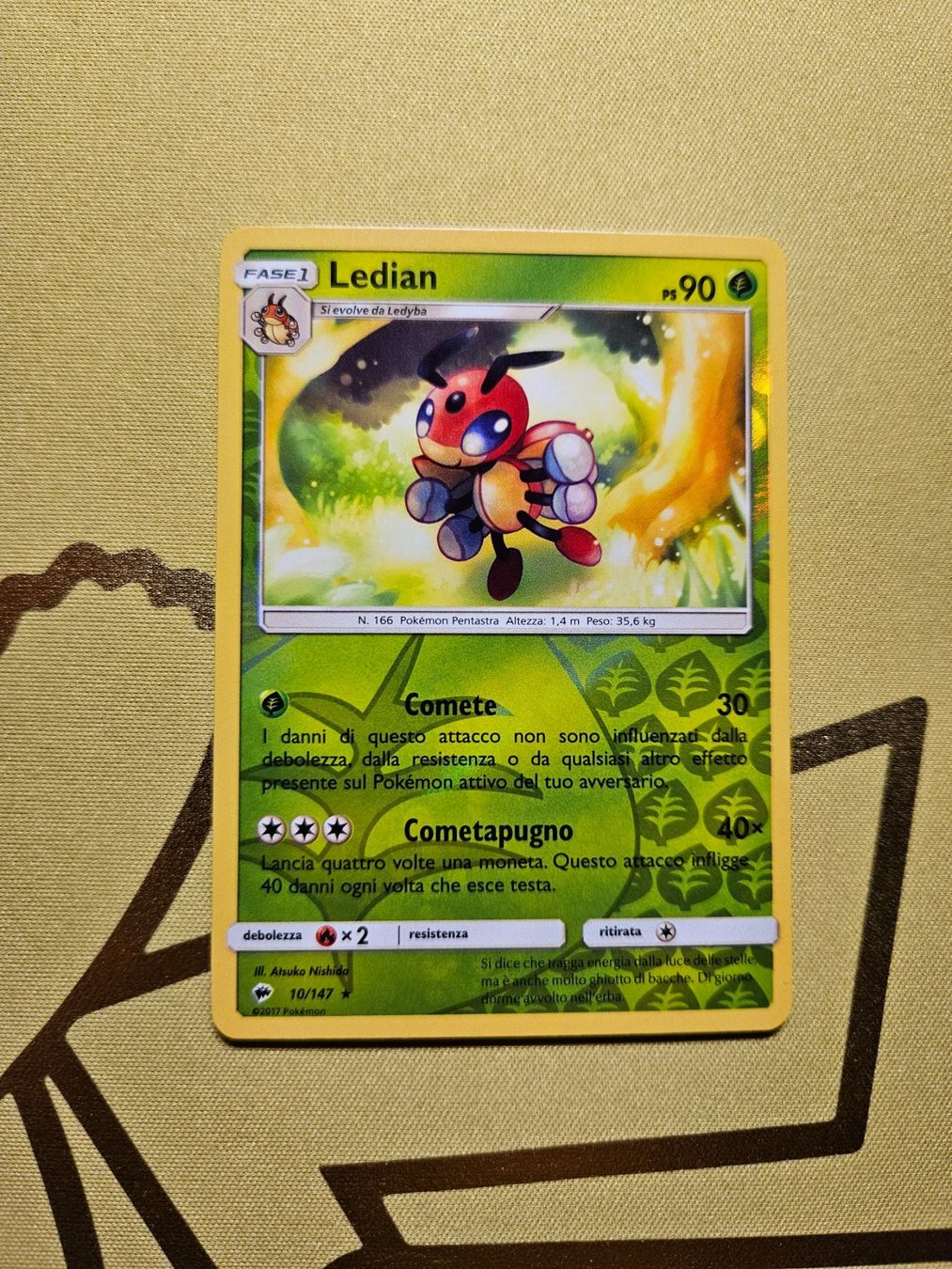 Pokémon Carte collezionabili: Burning Shadows - Ledian – Usato da Bellinzona venduto da Pokemarco