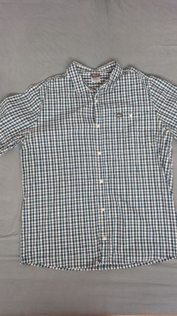 Jack wolfskin wanderhemd blau-weiß 3xl