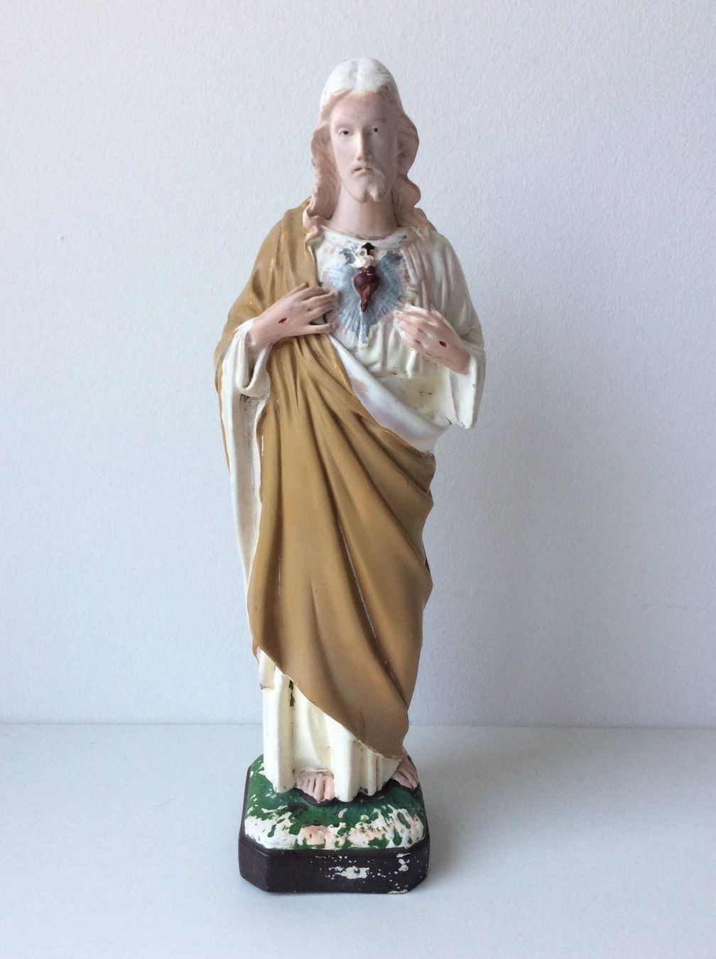 Statuette: Jesus Figur aus Gips ca. 30 cm – Usato da Belp venduto da Familie-Meyer