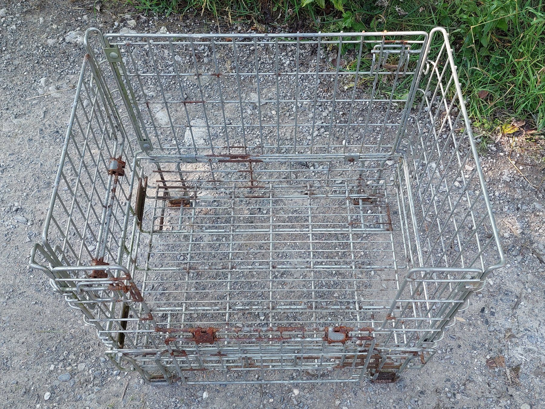 Pallets: Faltbare Gitterbox-Palette mit Klappe – Usato da Muri b. Bern venduto da Spassholz 1