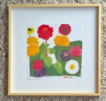 Gehr Ferdinand, Blumen, Druck, original unterschrieben