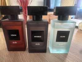 3x ZOÍS Parfum – Véron, Invisible & Azure – Set