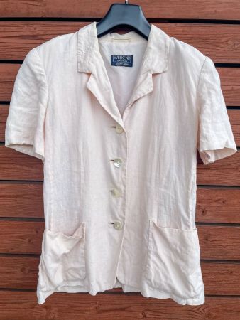 VINTAGE Bluse Max Mara / S / Puro Linen