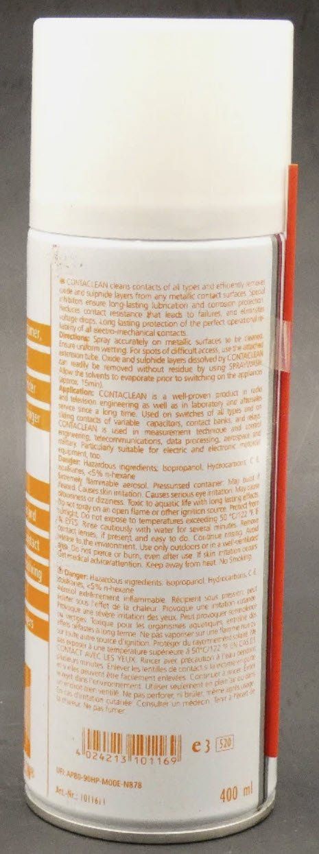 Composants électroniques: Cramolin CONTACLEAN, Elektronikspray, 400ml, NEU – Neuf avec emballage d'origine à Unterengstringen par Tnovus 1
