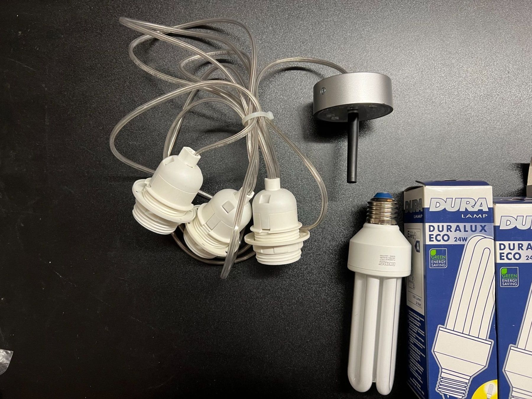 Lampadari & plafoniere: ESEDRA CILINDRO DIAM NERO incl. CABLE – Nuovo e nell'imballaggio originale da Mägenwil venduto da BackInWhite 3