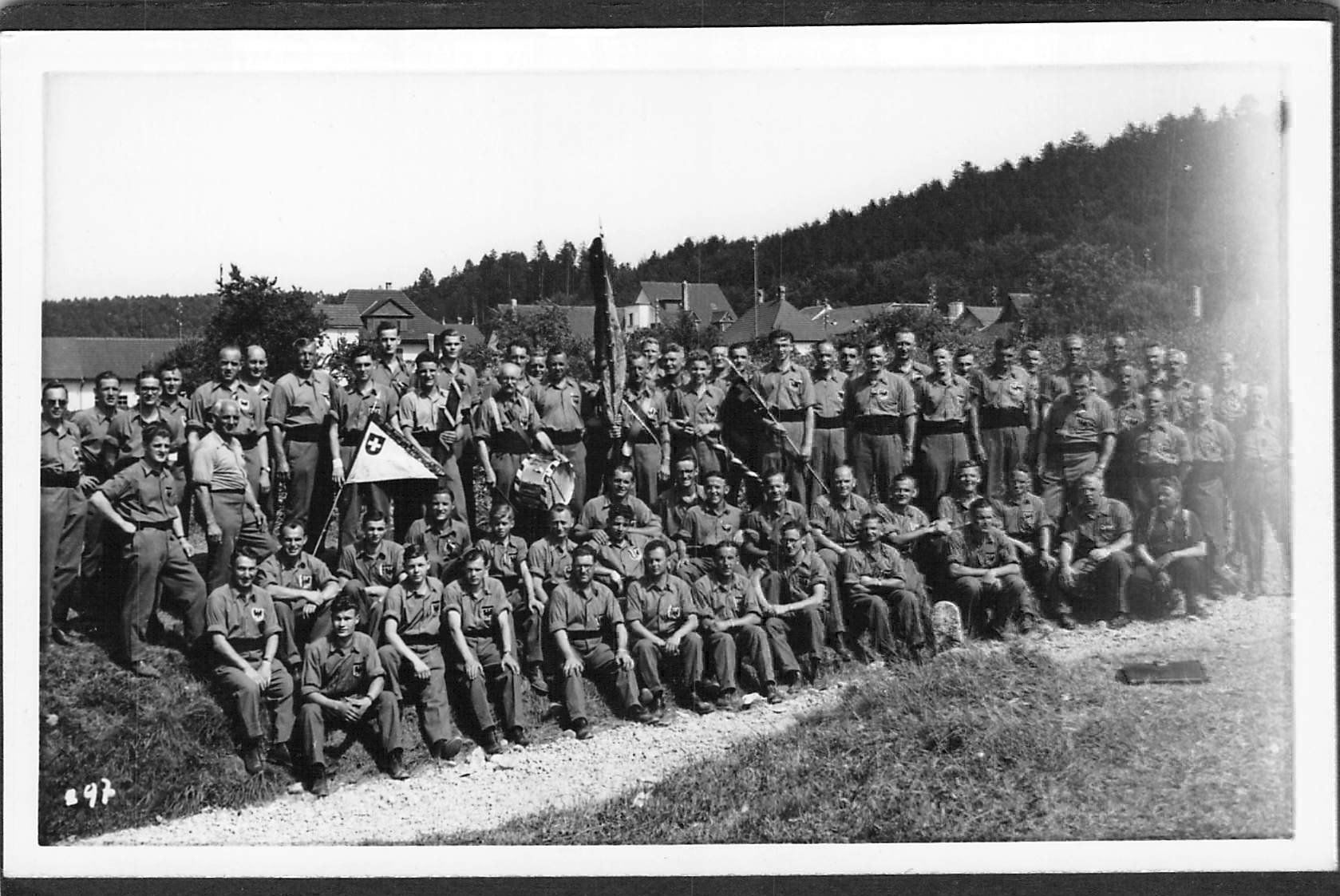 Cartoline postali: Echtfoto Pontoniere – Usato da Reichenburg venduto da ibiza18