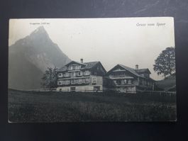 AK Gruss vom Speer SG, Kaltbrunn,1911