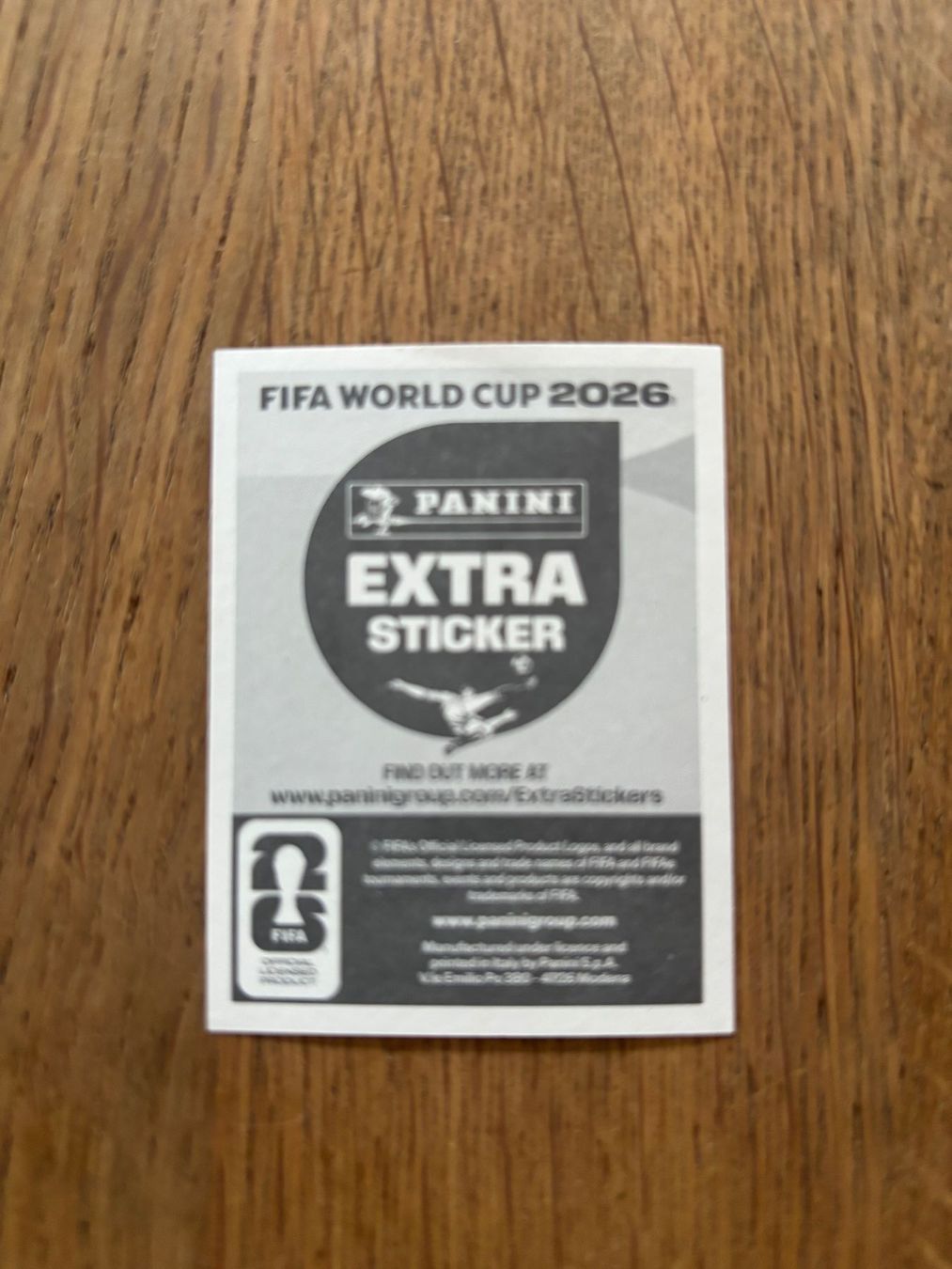 Panini Carte collezionabili: Panini 2026 Extra Sticker Achraf Hakimi Gold – Usato da Russikon venduto da ner_qjl9 1