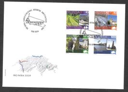 FDC Pro Patria Serie 2009; B304-B307; ET 8.5.2009