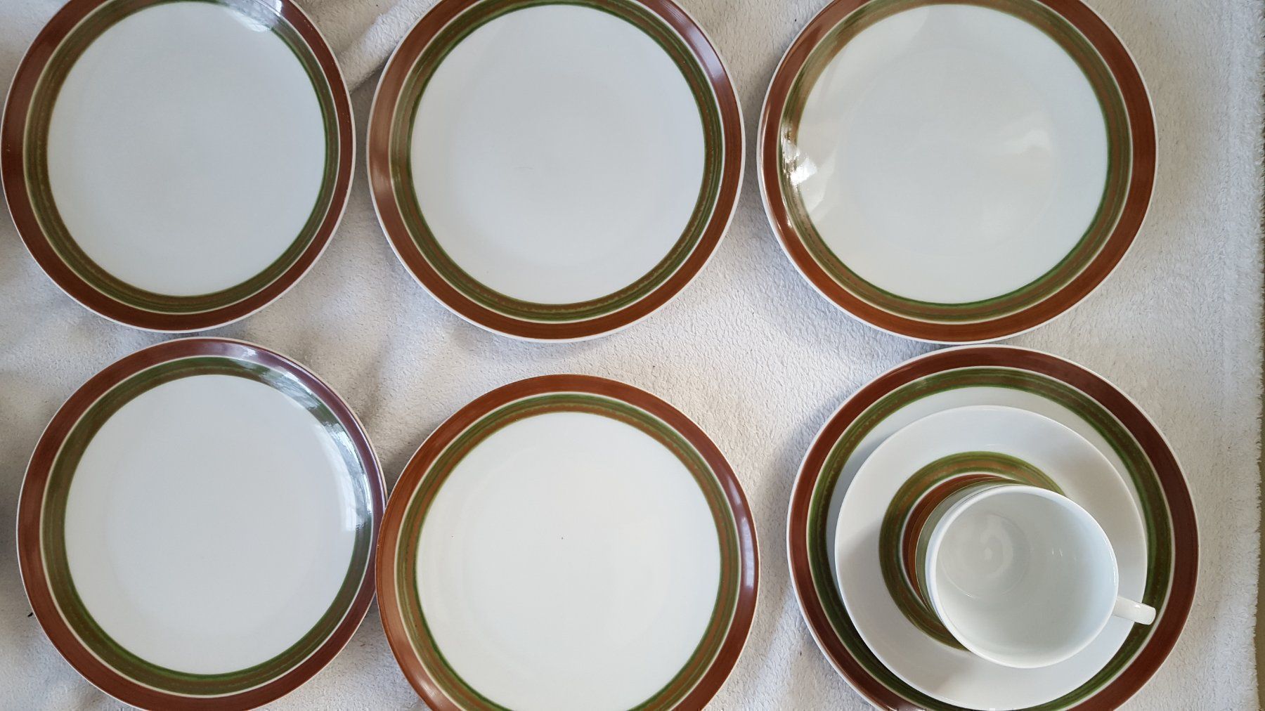 Set di piatti: Teller und Tassen, Mitterteich Bavaria – Usato da Schönengrund venduto da Liane63 3