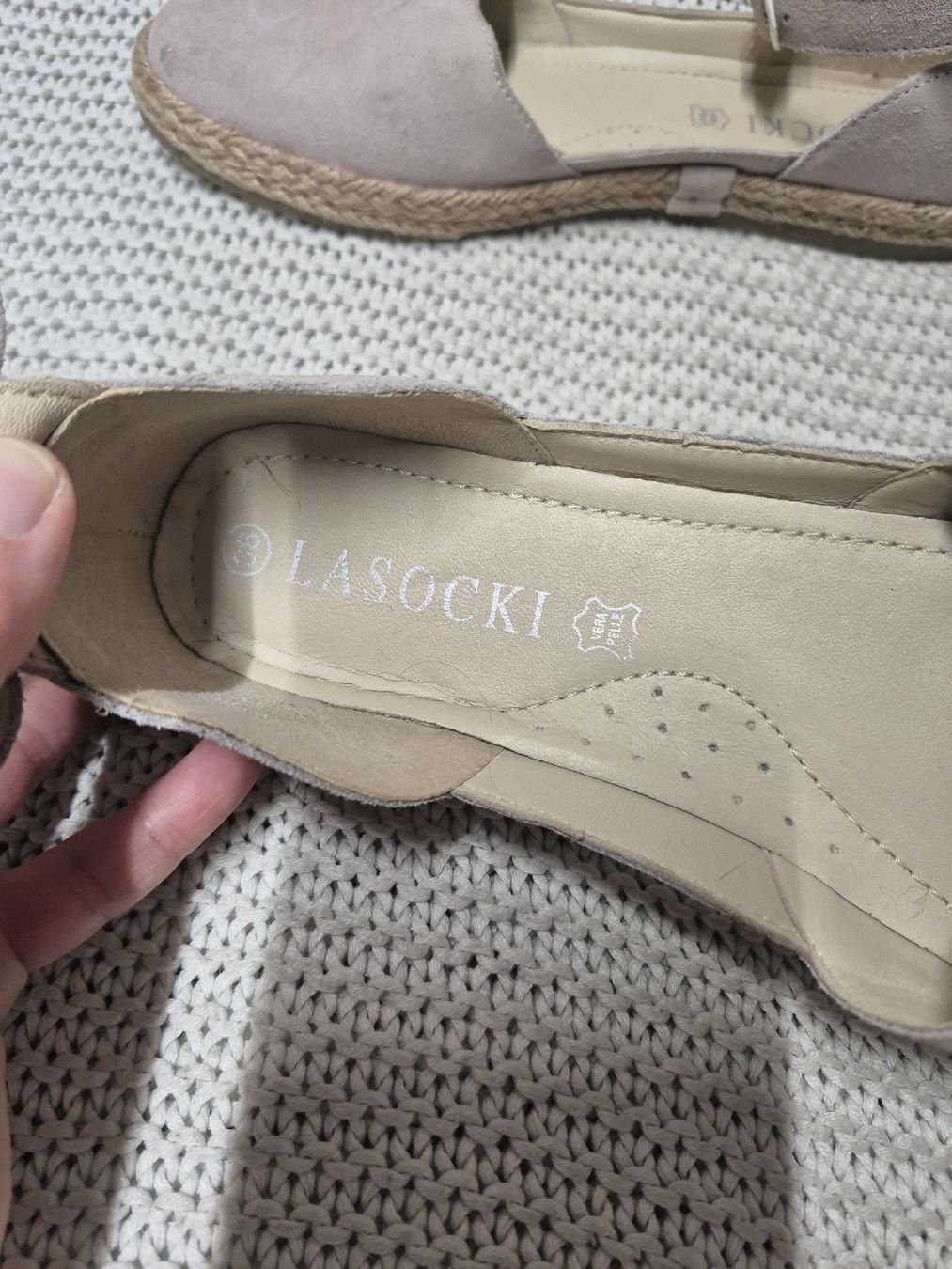 Scarpe da donna: Espadrilles, Sandalen LASOCKI Gr.38, Rosa – Usato da Merligen venduto da muss_haben 2