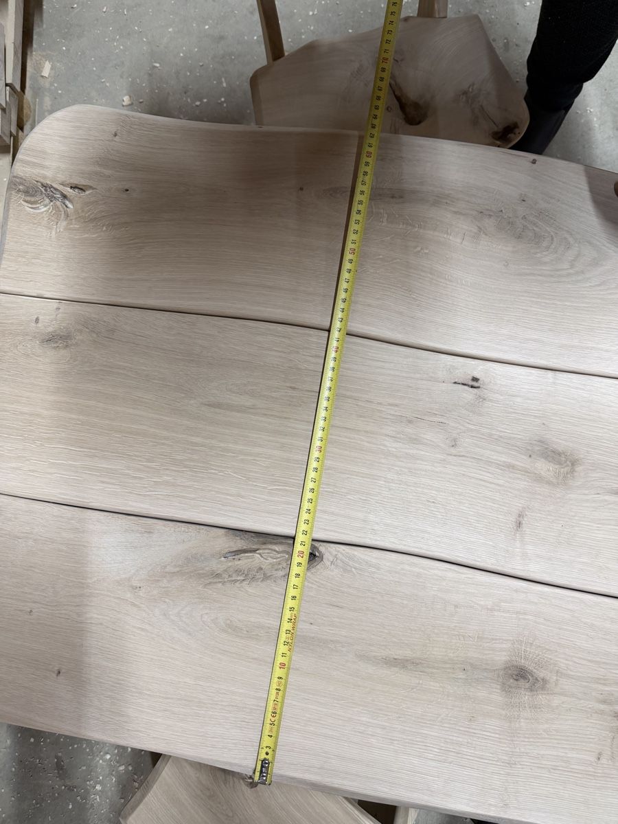 Set di tavolo e panche: Kids table in massif oak - artisanal – Nuovo e nell'imballaggio originale da Corsier GE venduto da Karol_save_planet 9