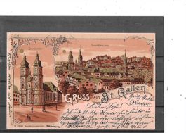 SG Gruss aus St.Gallen 1903 (Litho)