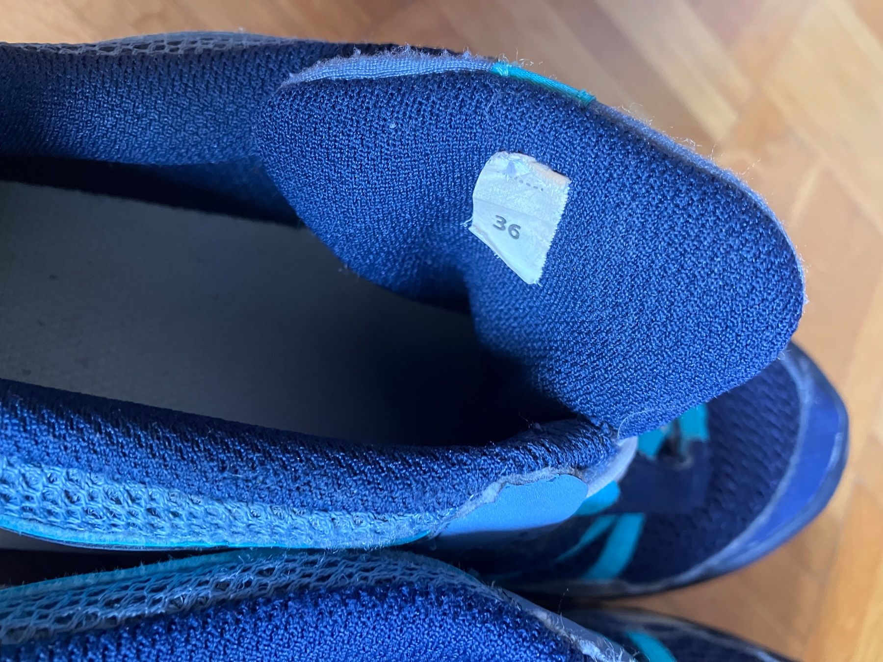 Scarpe da uomo: Wanderschuhe blau türkis Grösse 36 gebraucht – Usato da Zürich venduto da annastina 2