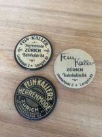 3 Antike Werbespiegel ca 1920 Zürich Bahnhofstrasse