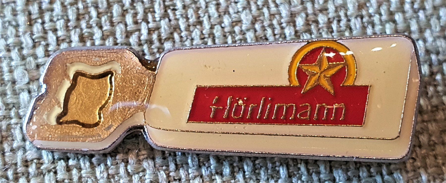 Gläser, Krüge & Flaschen: J974 Pin Hürlimann Bier Flaschenöffner – Gebraucht aus Reinach BL von Boston-Verkauf