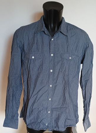 Hemd grau gestreift Gr. XL