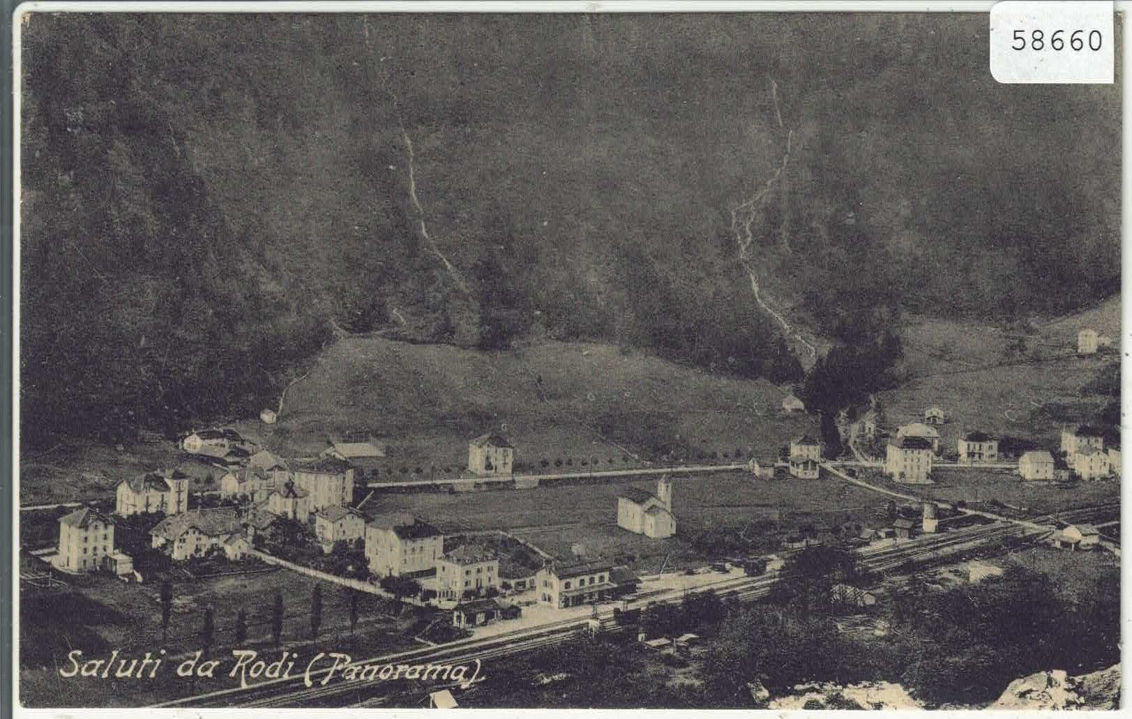Cartoline postali: Saluti da Rodi - Panorama – Usato da Ettingen venduto da Kartenplanet